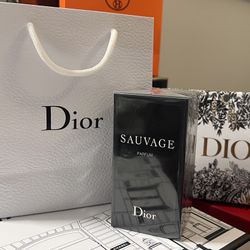 Best Gift【Dior Sauvage】100ml Full size Lxuruy Perfume, Brand New With Box and Bag, Luxury Men's cologne