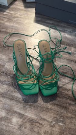 Lace up heels