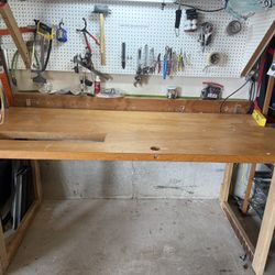 Free Work Bench  Table Top 79 X 36