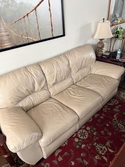 Free - used 3 seat & 2 seat leather couches