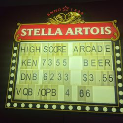Stella Beer Sign