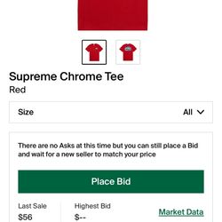 Supreme Chrome Tee