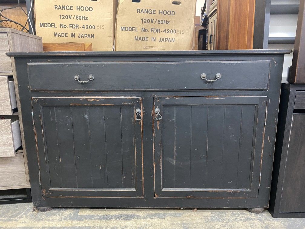 Matte Black Buffet