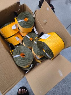 Ratchet straps for flatbed