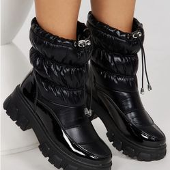 Black Boots Size 8.5