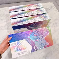 Sealed Pokemon Prismatic Evolutions SPC Super Premium Collection Box Booster Packs with Eevee ex TCG Scarlet & Violet Trading Card Game New Authentic