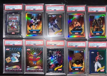2025 Topps Chrome Marvel PSA Graded Card Lot