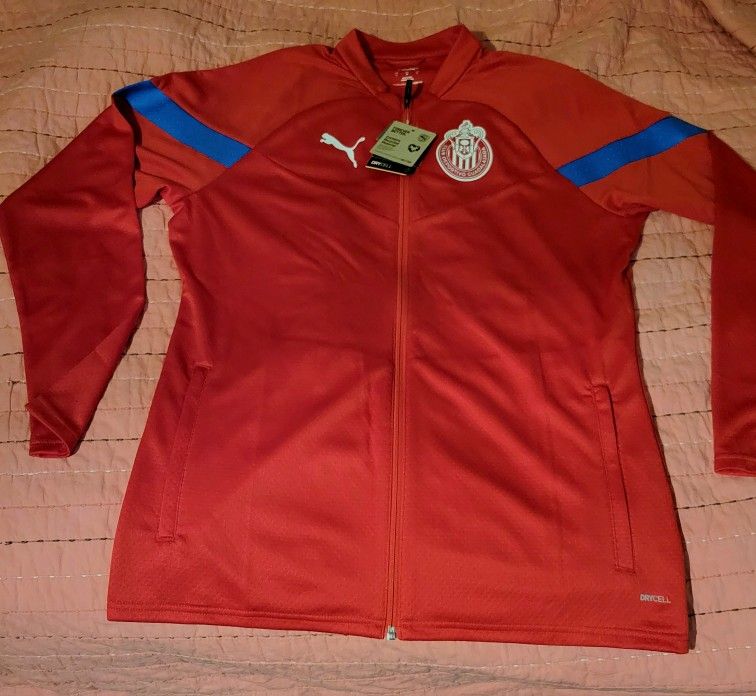 Chivas Rayadas De Guadalajara Training Jacket Size Large