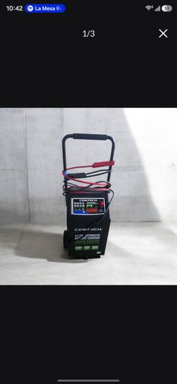 CEN-TECH 2/10/40/200A 6/12V Automatic Battery Charger with Engine Jump Start