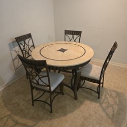 Marble Kitchen Table With 4 Chairs