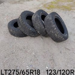 18 In.  LT275/65R18   123/120R