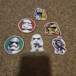 Trooper 6 Pack Stickers 