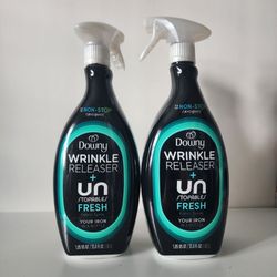 Downy Wrinkle Releaser + Unstopables Fresh Spray 2-Pack