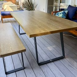 Dining Table with Bench
