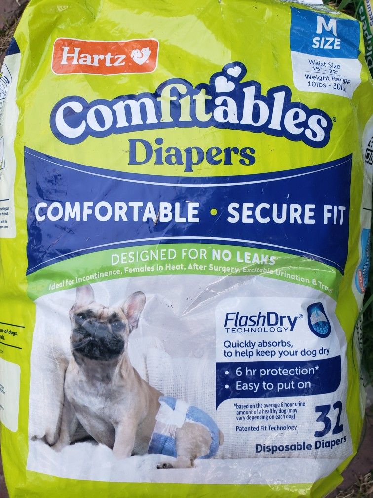 Dog Diapers, Size Medium