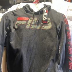 Mens L.S. Hooded FILA Shirt Sz Small