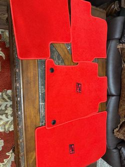 2012-2015 Honda civic coupe red floor mats