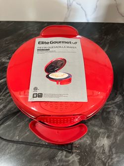 Nearly new.  Used once.  Elite gourmet quesadilla maker.