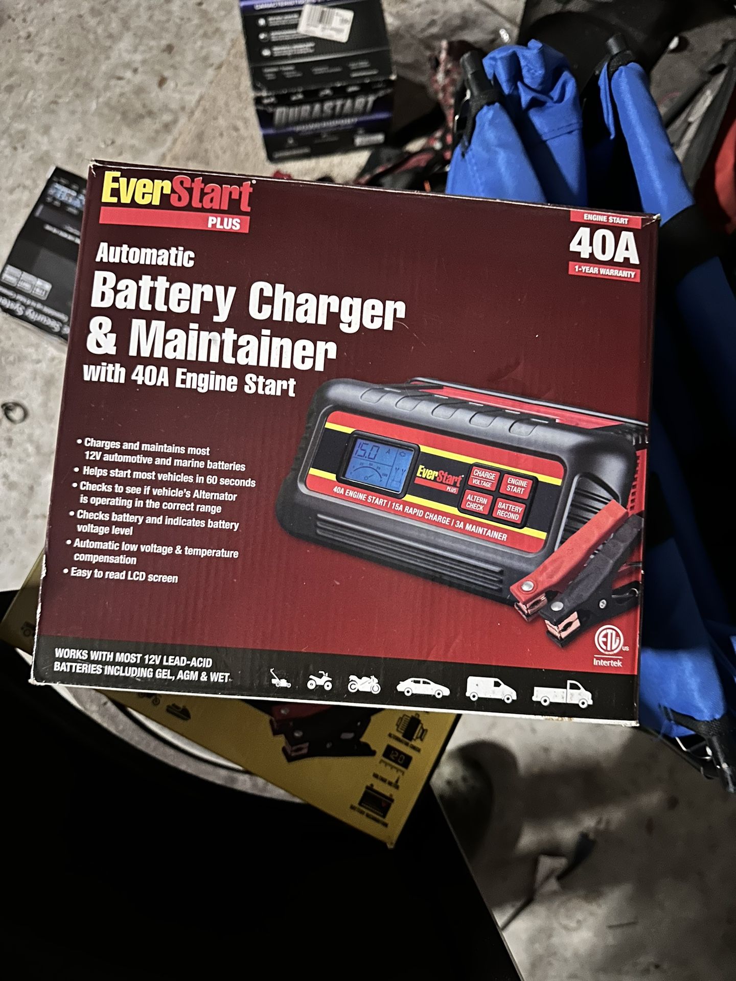 Ever Start 40 Amp Charger And Maintainer