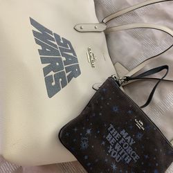 Coach Star Wars Leather Tote & Hand Bag