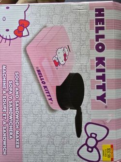 Hello kitty soup and sandwich maker