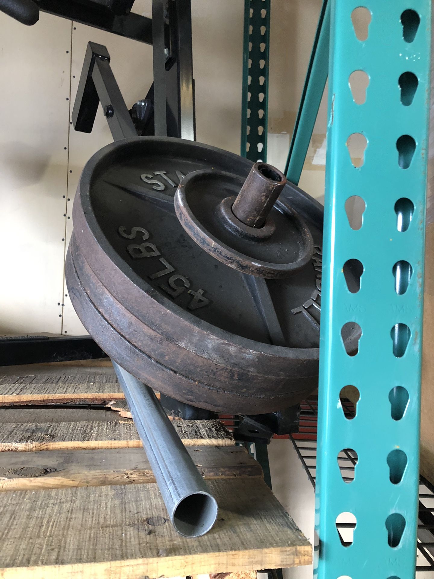 45 lb weight - 45 pound Weight plate - Gym Weights