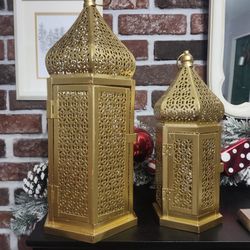 SET OF TWO MOROCCAN LANTERNS
