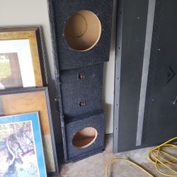 10" Subs Truck Box fits under rear seats