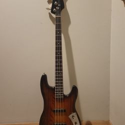 Custom Made Ash Sunburst With Mim Fender Setup