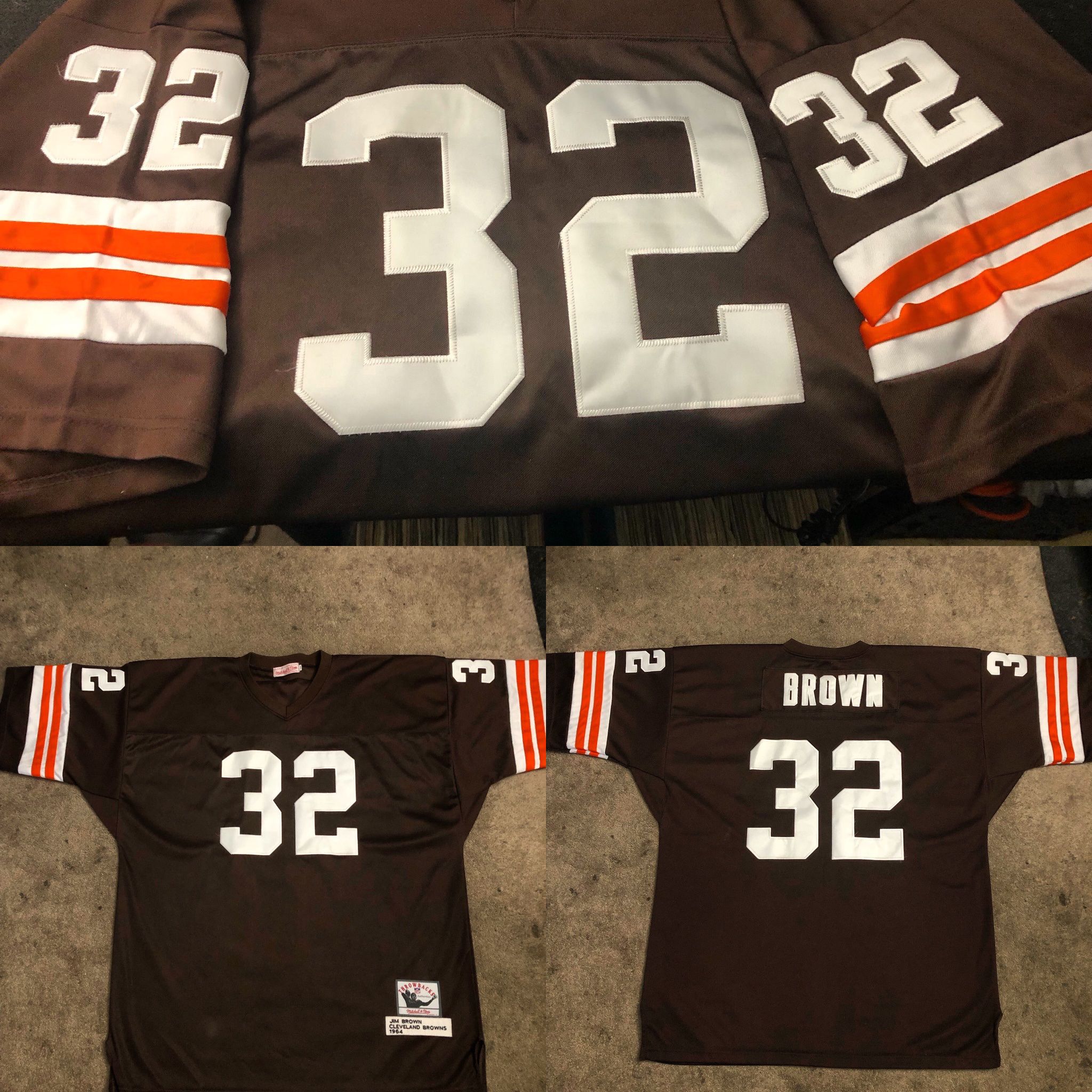 NFL CLEVELAND BROWNS THROWBACK JERSEY JIM BROWN MITCHELL AND NESS for Sale  in Los Angeles, CA - OfferUp