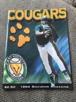Kane County Cougars Program 1994 Great Condition