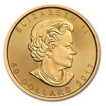 2017 Canada 1 oz Gold Maple Leaf BU