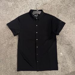 Stone Falcon - Mens Black Collar Shirt