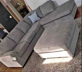 Ashley Altari Soft, Comfy  Sectional With Chaise✨ Alloy&Slate Gray  Options✨Fast Delivery, Best Price 