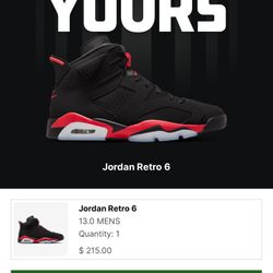 Air Jordan 6 Retro Size 13