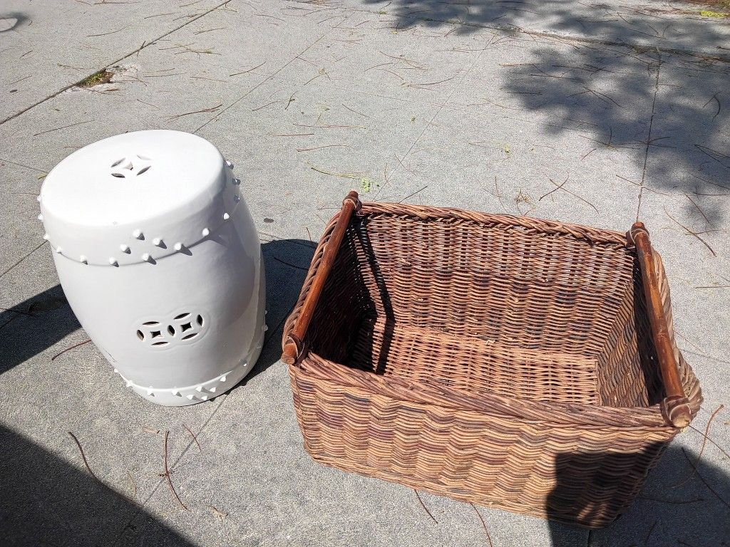 Vintage Basket Rectangle Venice Beach Pick Up