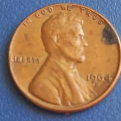 Rare 1964 Error Penny 
