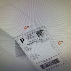 4X6 Thermal Printer 1600 Pcs Labels 8.5 Lb