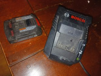 Bosch charger and battery 18v