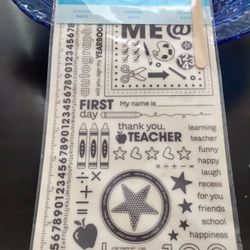 Stampin’ Up! School Days Rub Ons Scrapbooking 