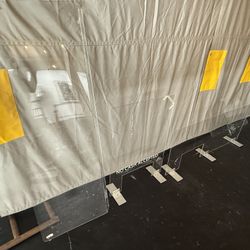 High End  Glass Sneeze Guard 