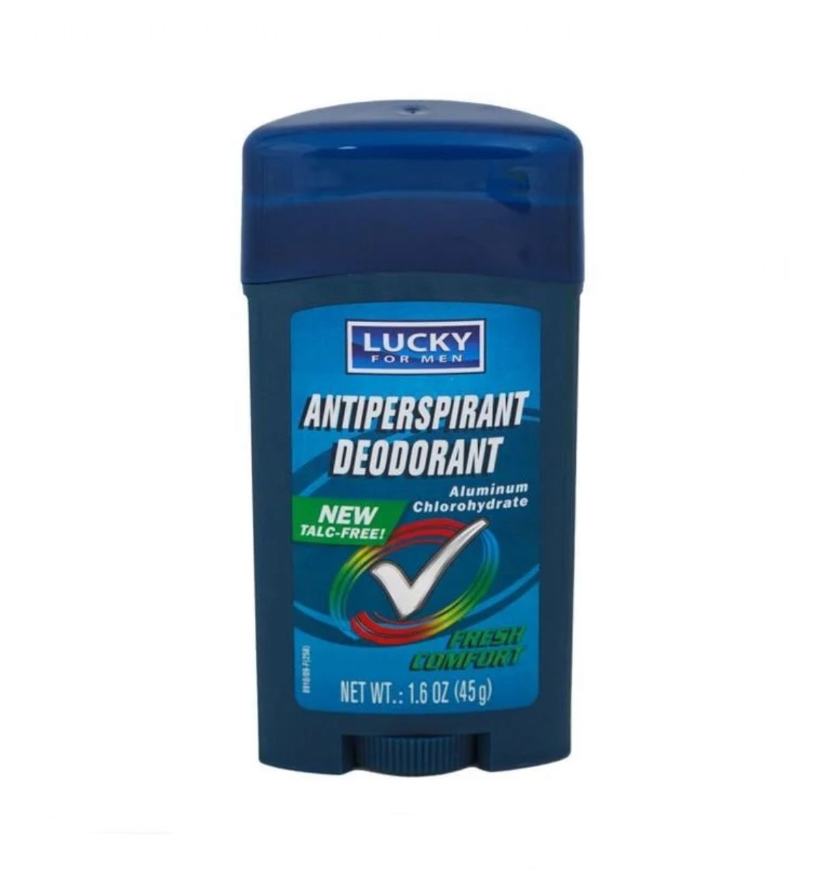 Lucky Antiperspirant Men Fresh Comfort Deodorant New Talc Free 1.6oz Brand New