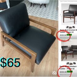 $65 Beautiful Accents arm Chair Mid Century Style in good condition