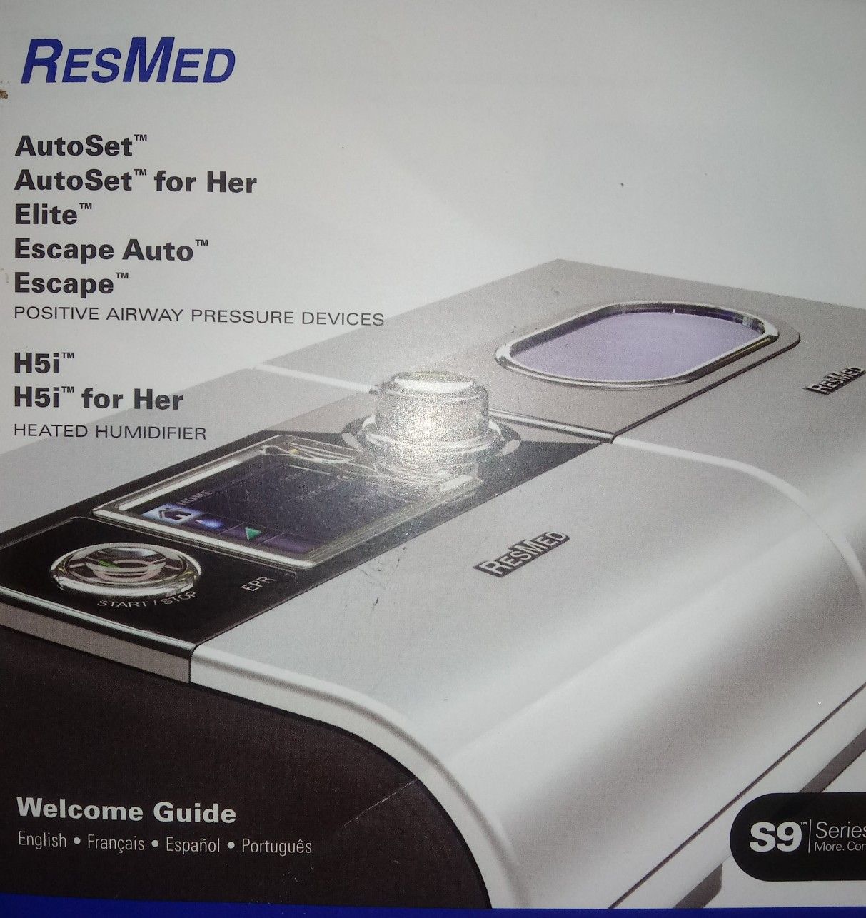 Cpap machine and heated humidifier