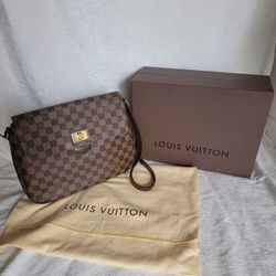 LOUIS VUITTON Damier Ebene Besace Rosebery Crossbody Bag