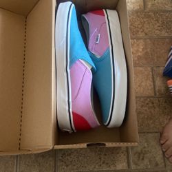  (Color Block) Orchid/Red  VANS 8.5 W