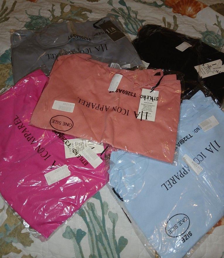 5 Piece  Nice Colors Camis Set