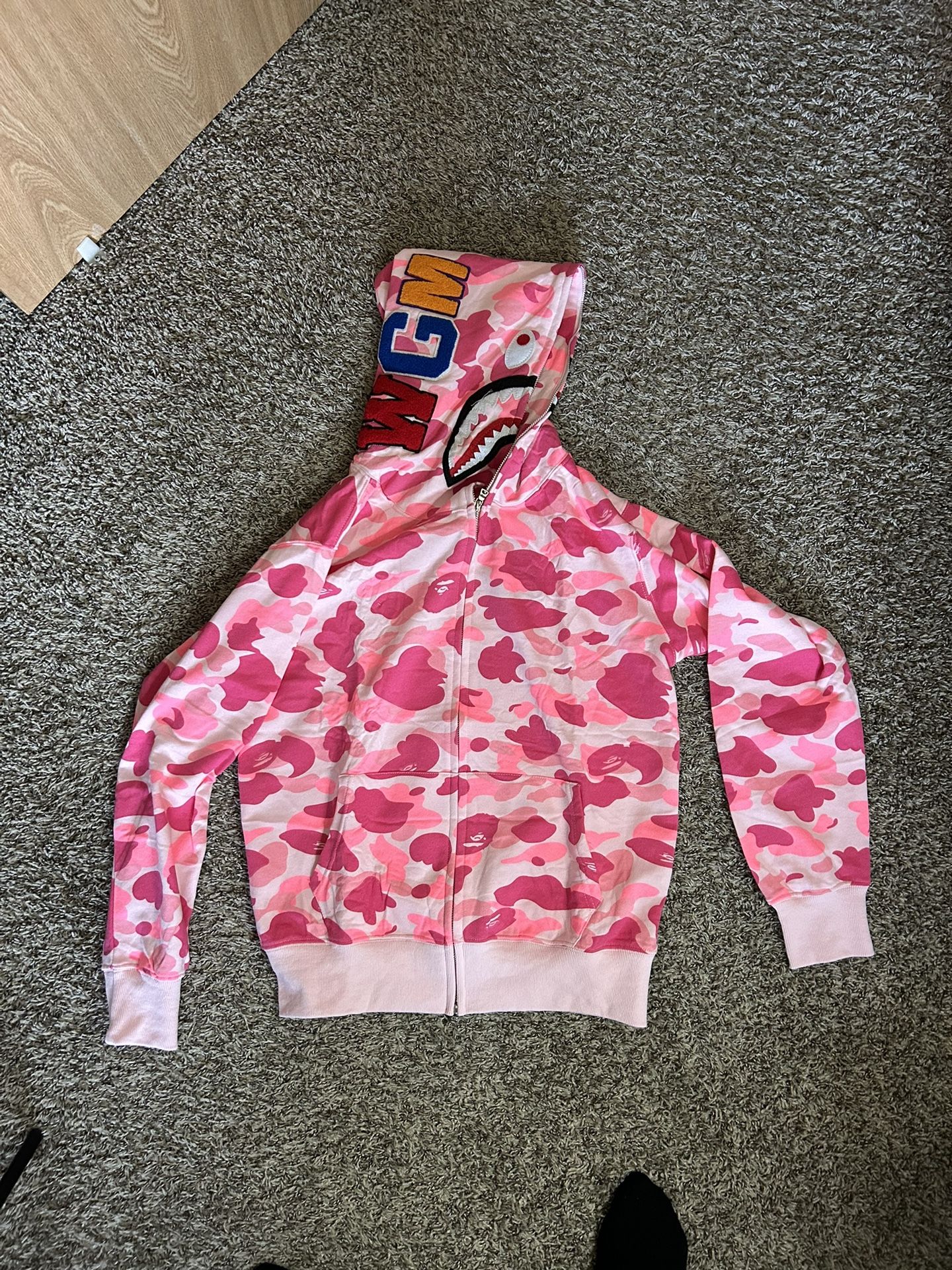 Bape Pink Jacket Size L