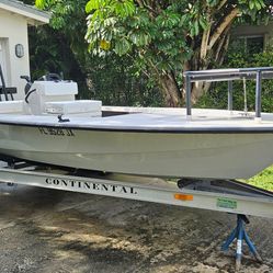 Clean 1998 Maverick HP 16 Ft Flats Boat