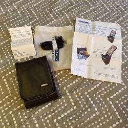 Travelon  Leather Travel Wallet/ Small Fanny Pack  Purse